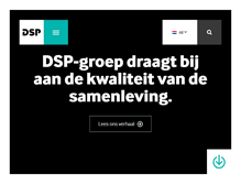 Tablet Screenshot of dsp-groep.nl